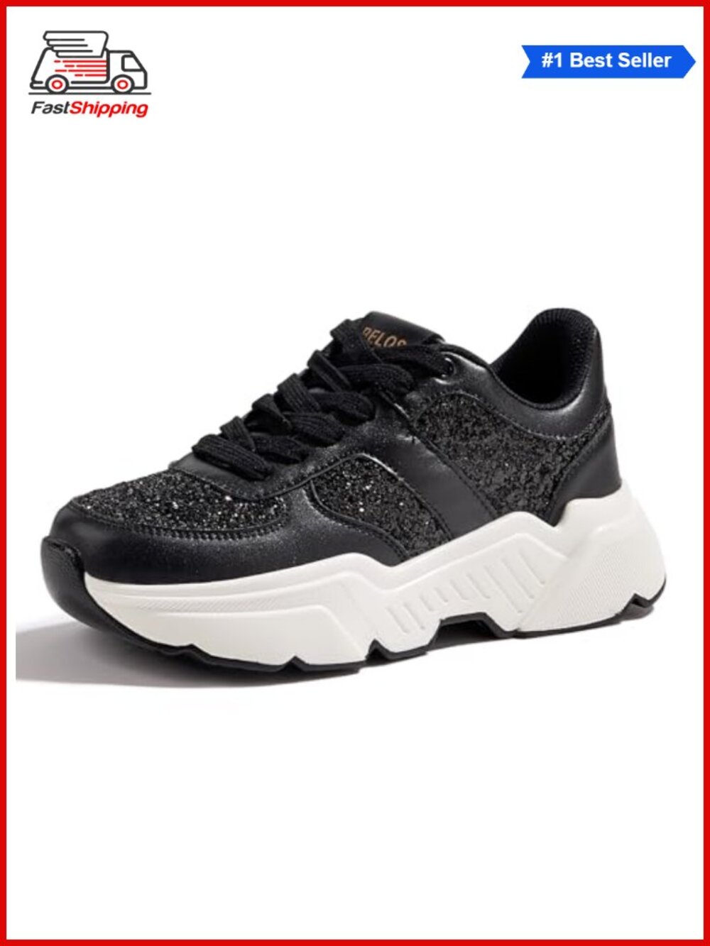 ✨ BELOS Women Platform Chunky Sneakers Fashion Dad Sneakers